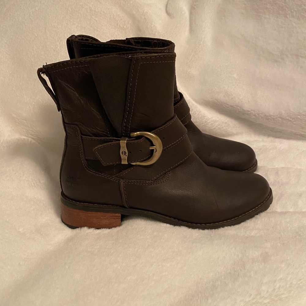 Timberland Dark Brown Leather Boots! 🌳